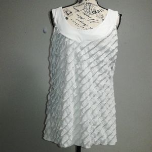 Janeric ruffles sleeveless tops size XL